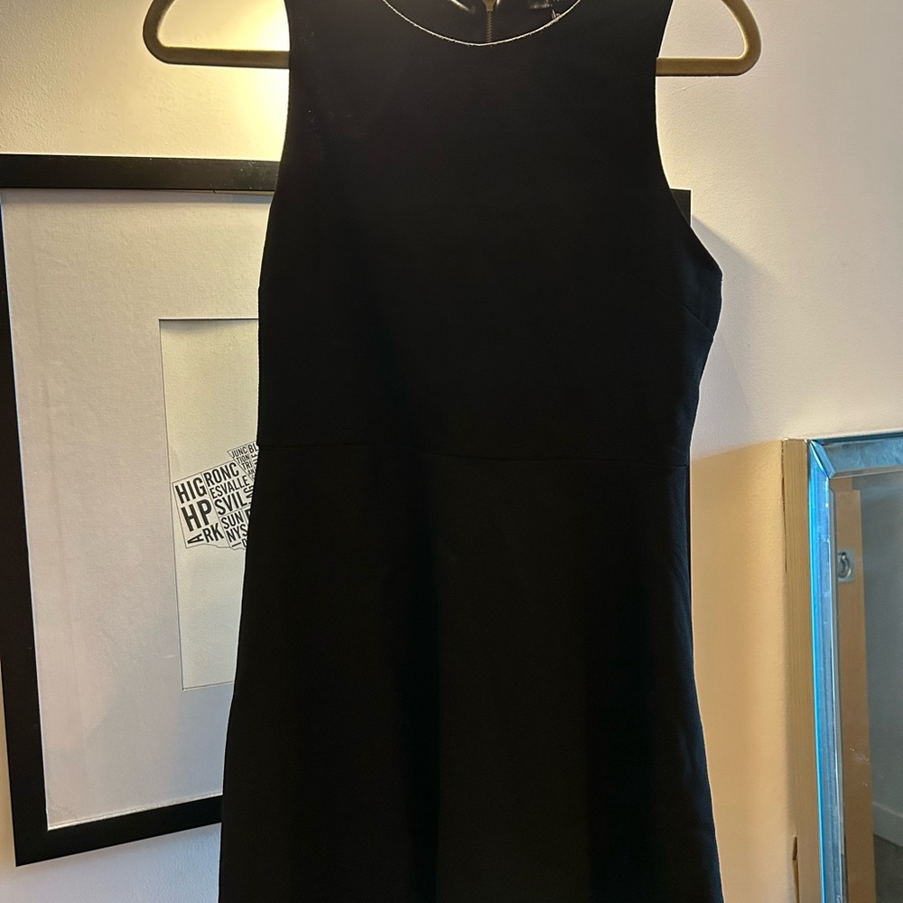 Forever 21 Black Halter A-Line Mini Dress